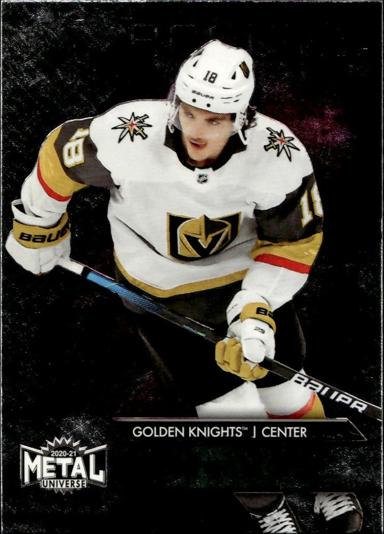 2020-21 Upper Deck Skybox Metal Universe - Base - Rookies #130 Peyton Krebs - Vegas Golden Knights - A