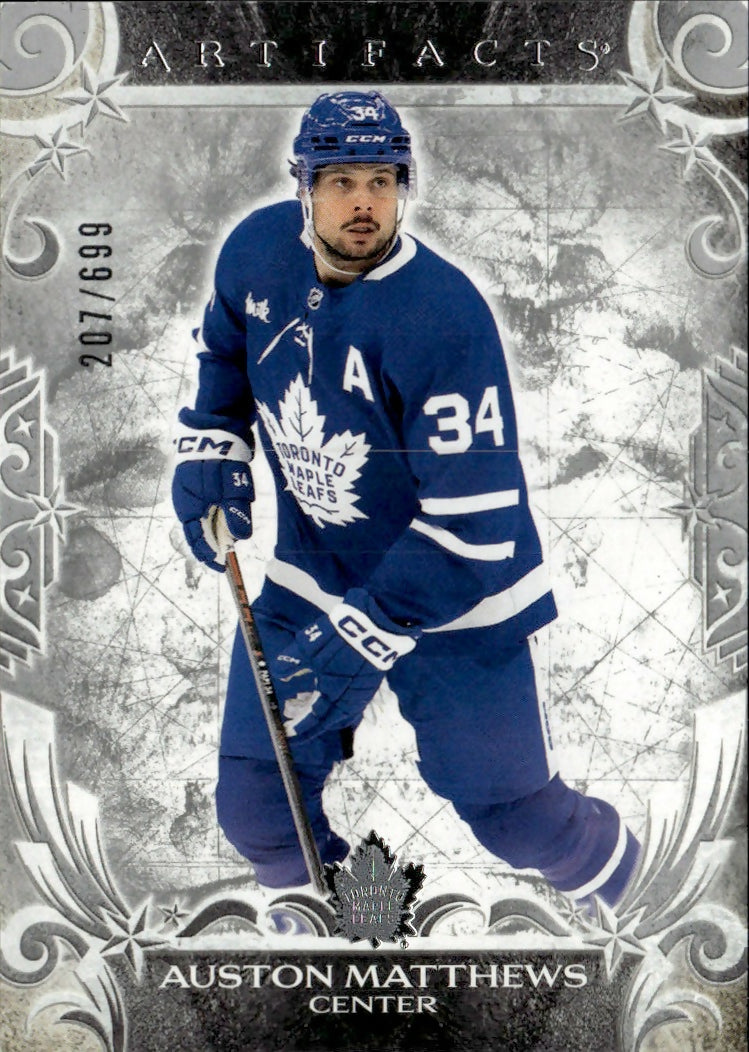2024-25 Upper Deck Artifacts - Base :699 #153 Auston Matthews - Toronto Maple Leafs - A