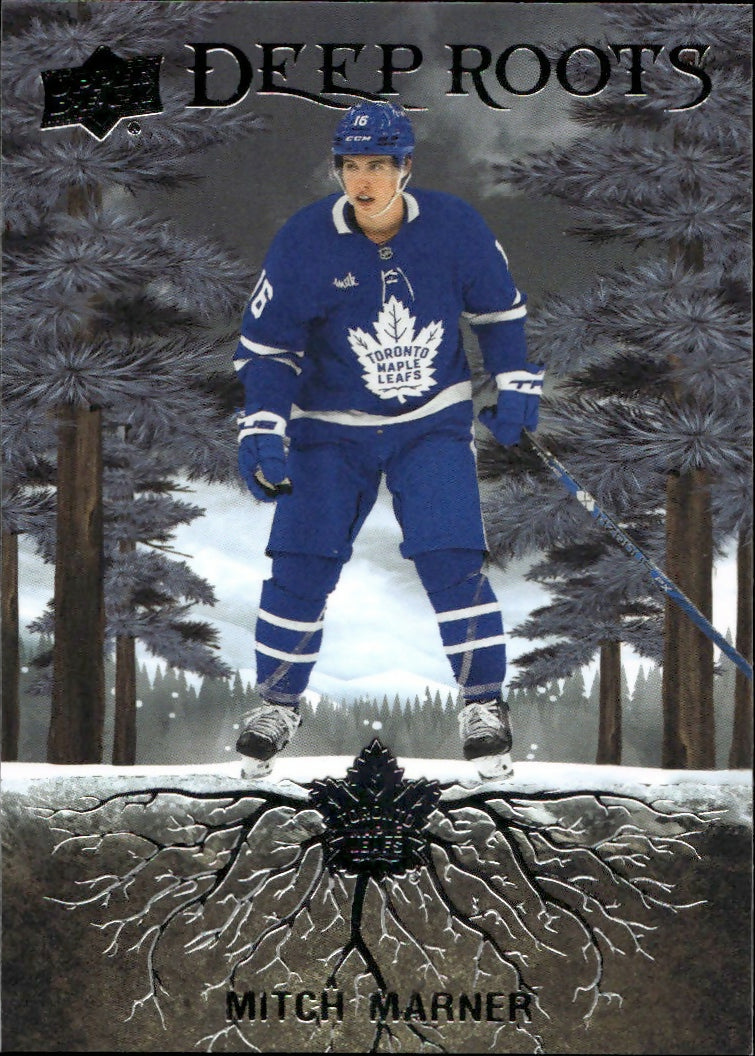 2023-24 Upper Deck Series 2 Hockey - Deep Roots #DR-40 Mitch Marner - Toronto Maple Leafs - A