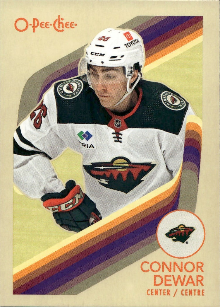 2023-24 Upper Deck O-Pee-Chee Hockey - Base - Retro #308 Connor Dewar - Minnesota Wild - A