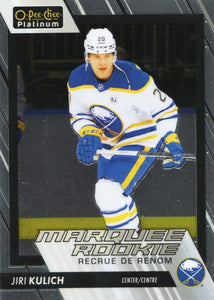 2023-24 Upper Deck O-Pee Chee Platinum Hockey - Base - Marquee Rookie #261 Jiri Kulich - Buffalo Sabres - A