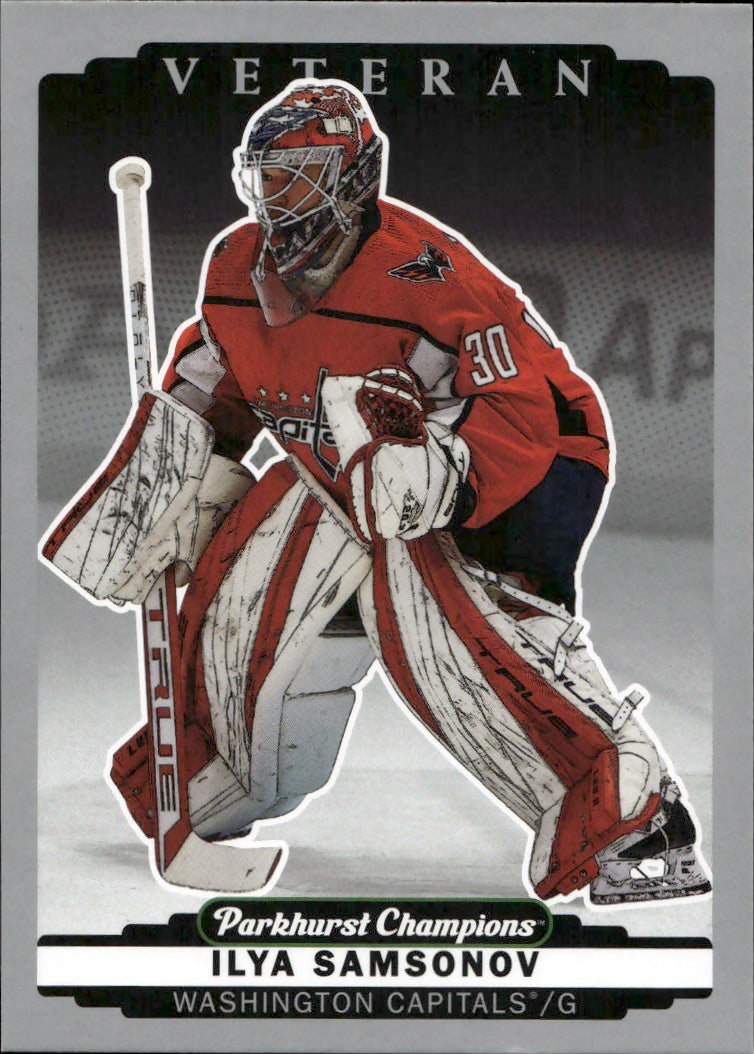 2022-23 Upper Deck Parkhurst Champions - Base - Silver #162 Ilya Samsonov - Washington Capitals - A