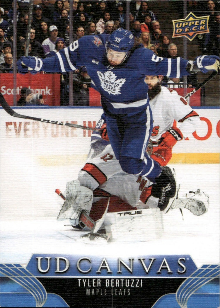 2023-24 Upper Deck Extended Series Hockey - UD Canvas - #C307 Tyler Bertuzzi - Toronto Maple Leafs - A