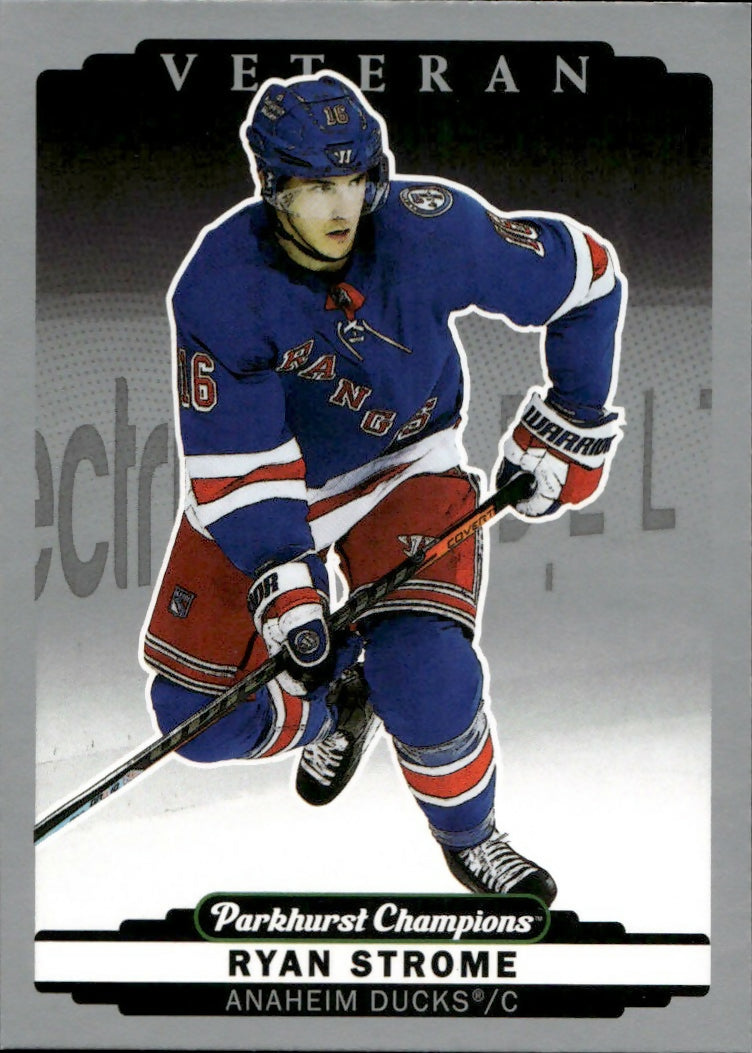 2022-23 Upper Deck Parkhurst Champions - Base - Silver #56 Ryan Strome - Anaheim Ducks - A