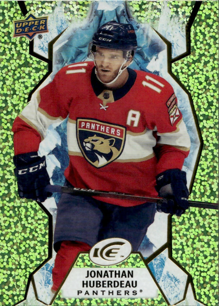 2021-22 Upper Deck Ice Hockey - Base - Green #69 Jonathan Huberdeau - Florida Panthers - A