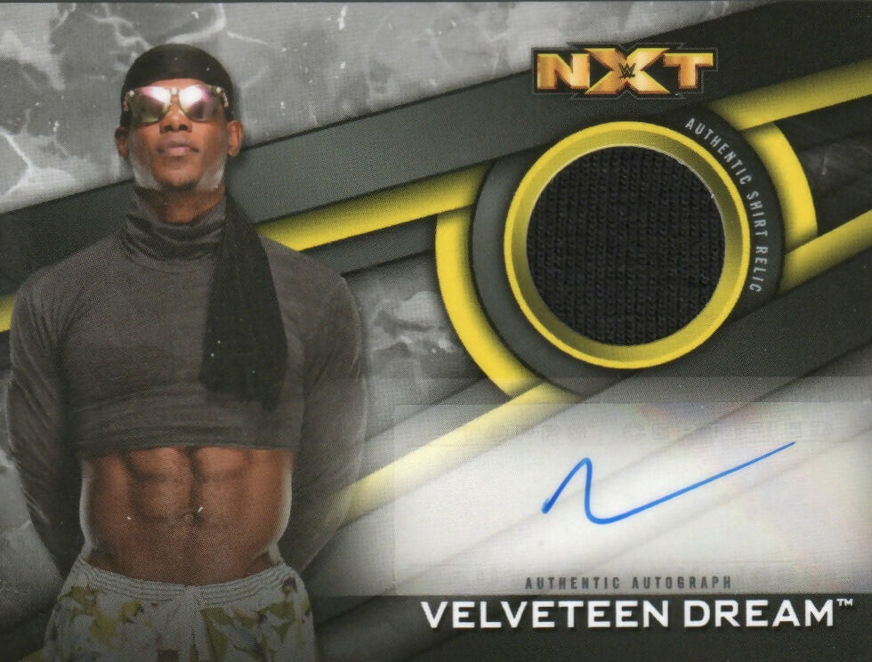 2019 Topps WWE NXT - Autograph Shirt Relics /99 #AS-VD Velveteen Dream