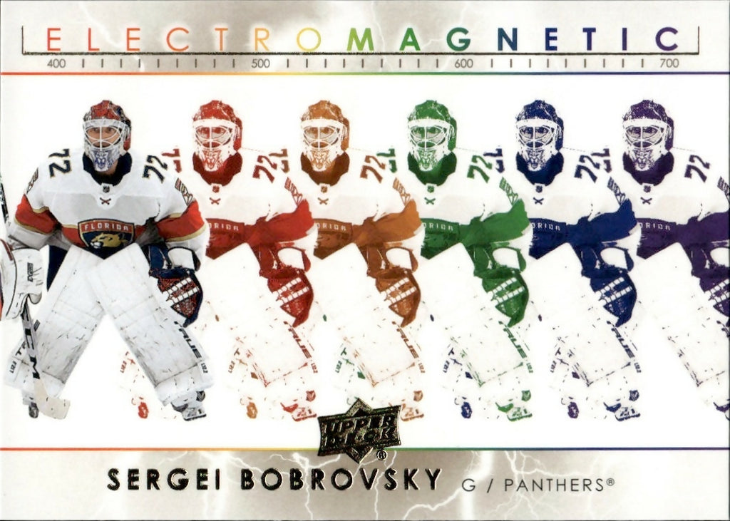 2021-22 Upper Deck Series 1 - Electromagnetic #EM-21 Sergei Bobrovsky - Florida Panthers - A