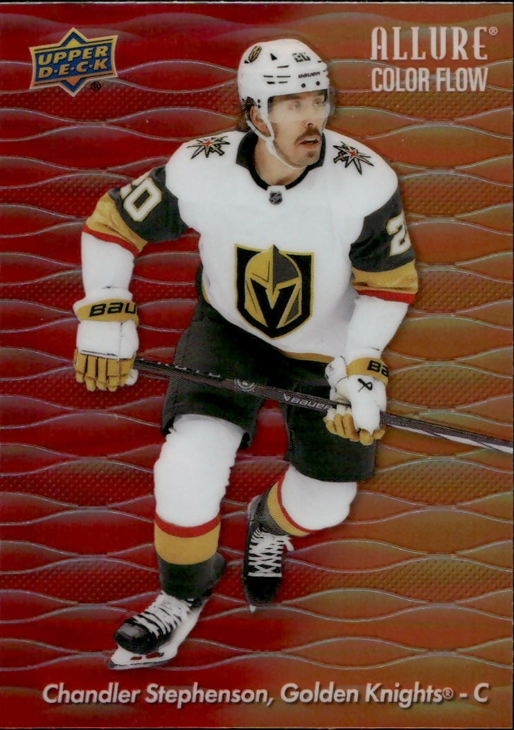 2023-24 Upper Deck Allure Hockey - Color Flow - Red-Orange Spectrum #CF-21 Chandler Stephenson - Vegas Golden Knights - A