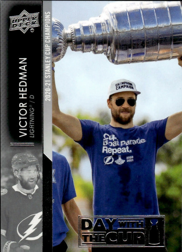 2021-22 Upper Deck Series 2 Hockey - Day With The Cup #DC-3 Victor hedman - Tampa Bay Lightning - A