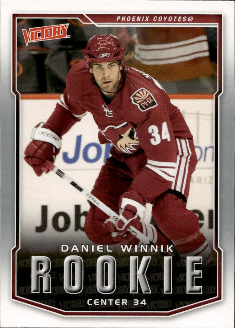2007-08 Upper Deck Victory Hockey - Base #306 Daniel Winnik - Phoenix Coyotes - A