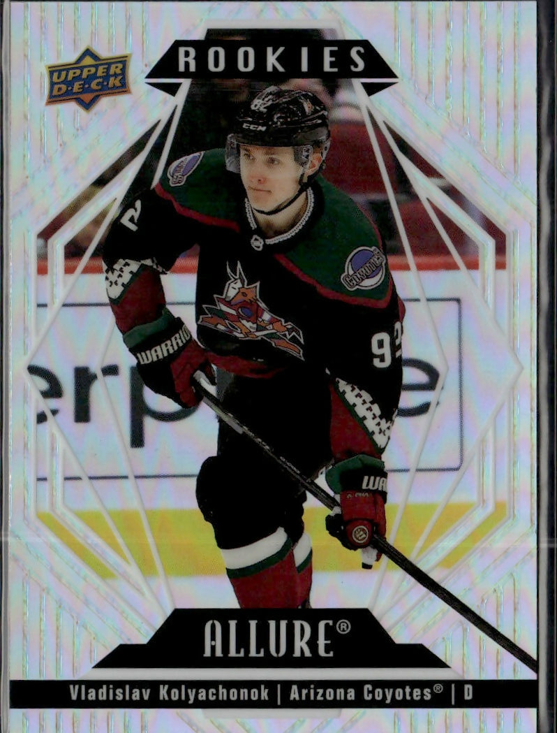 2022-23 Upper Deck Allure Hockey - Base - Rookies #136 Vladislav Kolyachonok - Arizona Coyotes