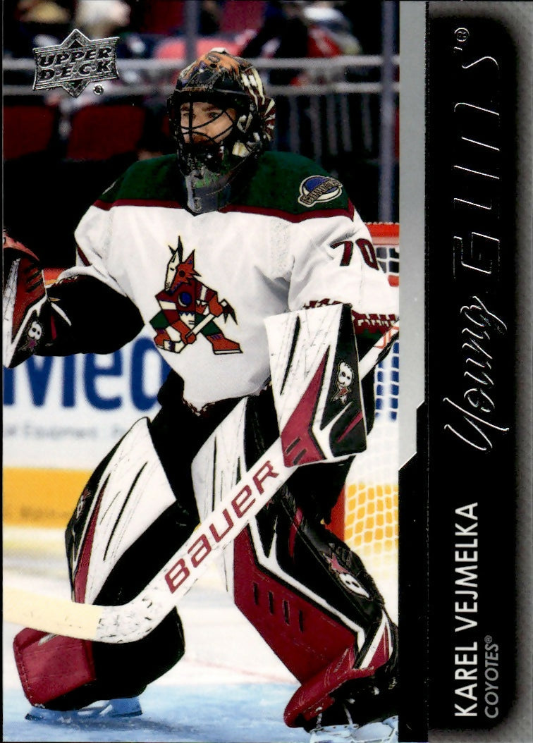 2021-22 Upper Deck Series 2 Hockey - Young Guns #458 Karel Vejmelka - Arizona Coyotes - A