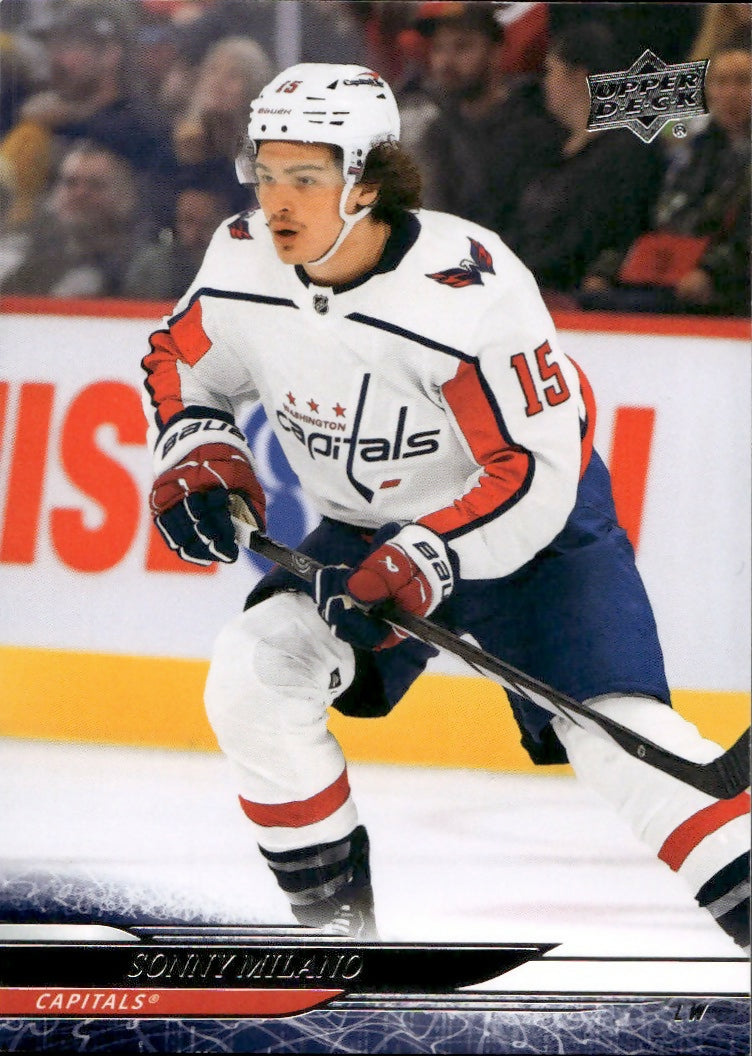 2024-25 Upper Deck Series 1 Hockey - Base #190 Sonny Milano - Washington Capitals - A