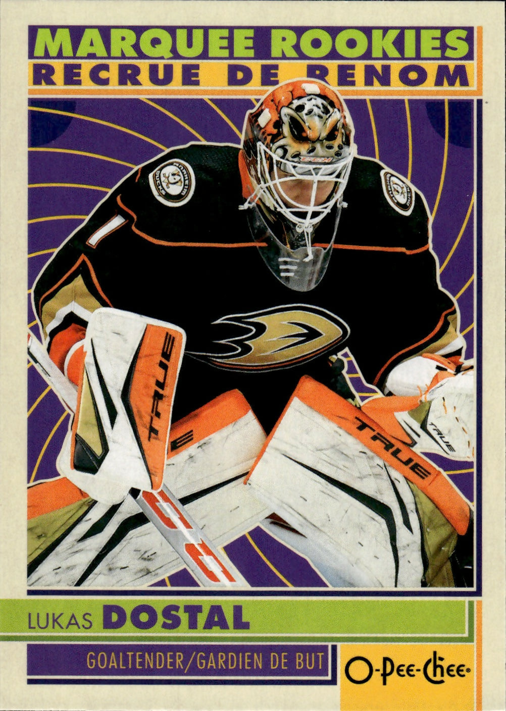 2022-23 Upper Deck O-Pee-Chee Hockey - Base - Retro #554 Lukas Dostal - Anaheim Ducks