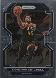 2021-22 Panini Prizm Basketball - Base # 72 Donovan Mitchell - Utah Jazz