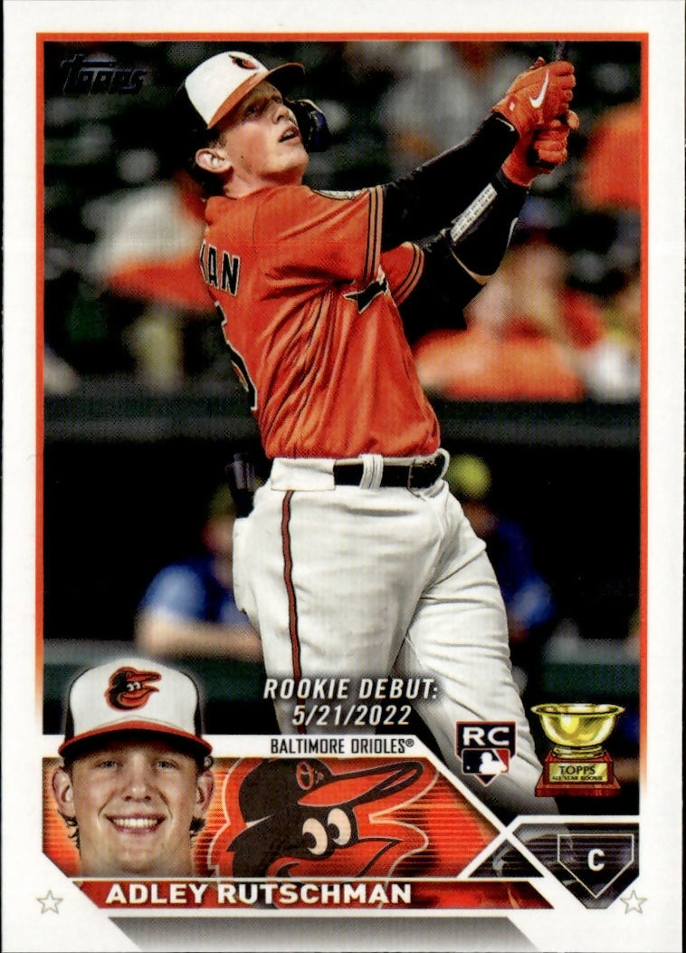 2023 Topps Update #US180 Adley Rutschman Baltimore Orioles