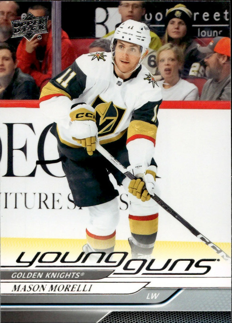 2024-25 Upper Deck Series 1 Hockey - Base - Young Guns #205 Mason Morelli - Vegas Golden Knights - A