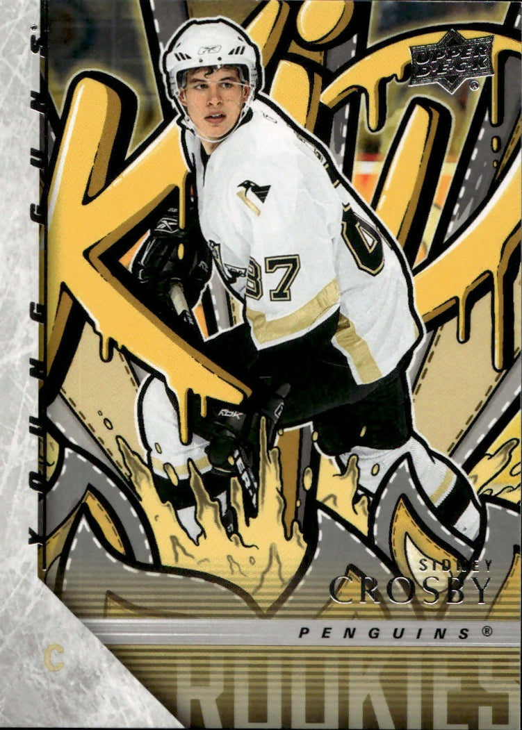 2024-25 Upper Deck Series 1 Hockey - Young Guns Renewed #YGR-10 Sidney Crosby - Pittsburgh Penguins - A