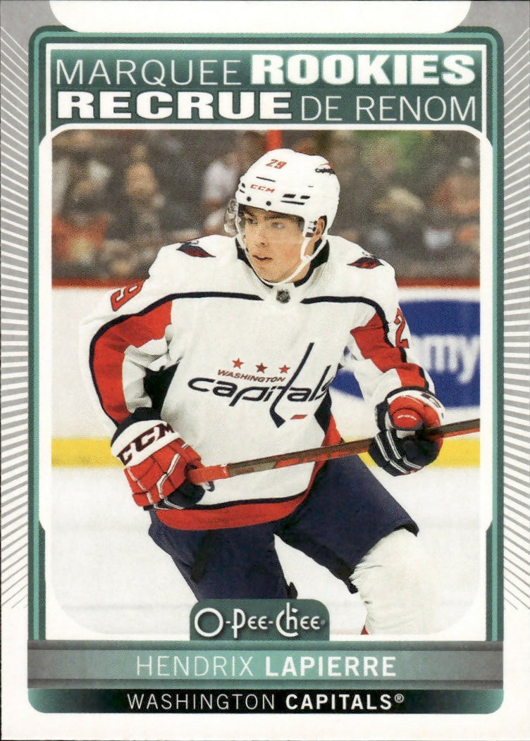 2021-22 Upper Deck Series 2 - O-Pee-Chee Update #624 Hendrix Lapierre - Washington Capitals - A