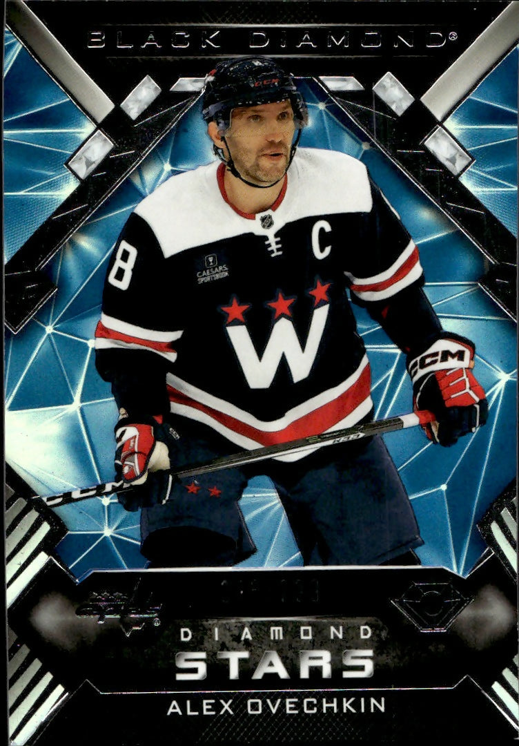 2022-23 Upper Deck Black Diamond - Diamond Stars :299 #BDS-AO Alexander Ovechkin - Washington Capitals - A