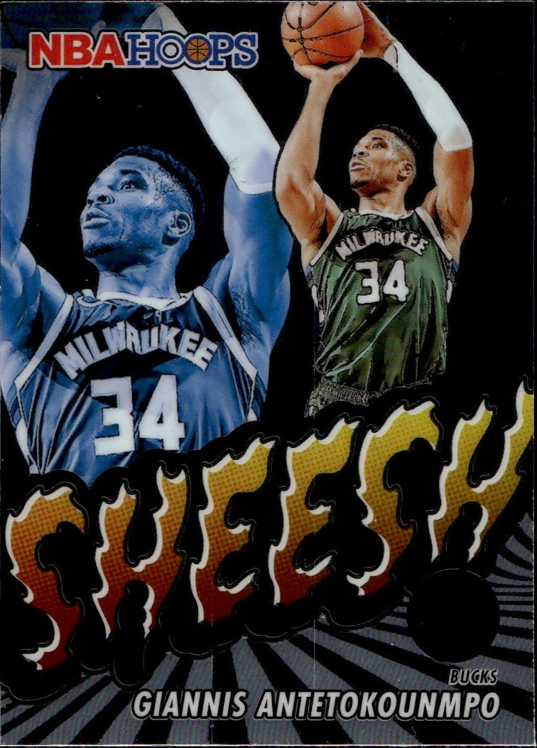 2023-24 Panini Hoops Premium Stock Basketball - Sheesh #11 Giannis Antetokounmpo - Milwaukee Bucks - A