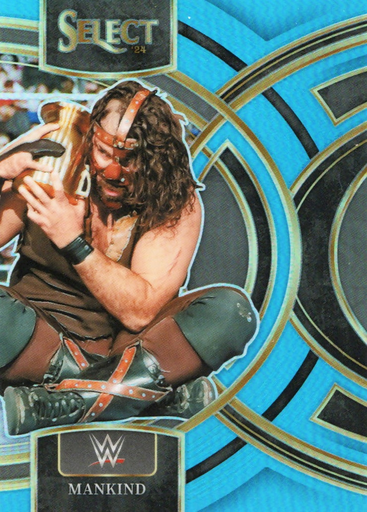 2024 Panini Select WWE - Premier - Blue Prizm :199 #102 Mankind - A