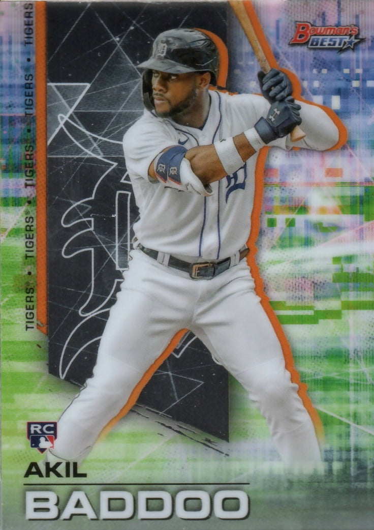 2021 Bowman's Best Baseball - [Base] #37 Akil Baddoo - Detroit Tigers - F