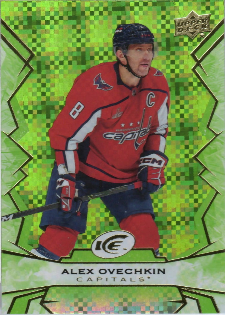 2022-23 Upper Deck Ice Hockey - Base - Green #89 Alex Ovechkin - Washington Capitals