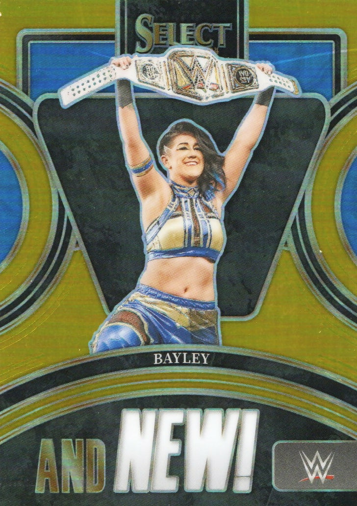 2024 Panini Select WWE - And New - Gold :10 #19 Bayley - A