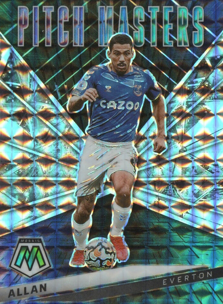 2021-22 Panini Mosaic Premier League - Pitch Masters - Mosaic Prizm #25 Allen - Everton FC