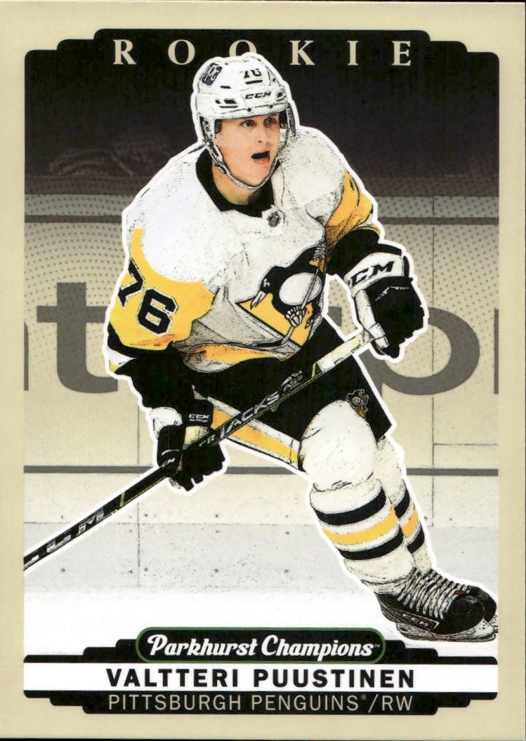 2022-23 Upper Deck Parkhurst Champions - Base #299 Valtteri Puustinen - Pittsburgh Penguins - A