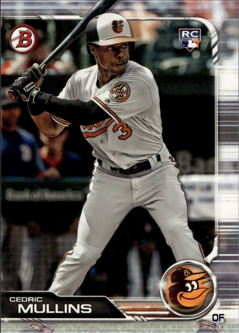2019 Bowman Baseball - [Base] #4 Cedric Mullins - Baltimore Orioles - F