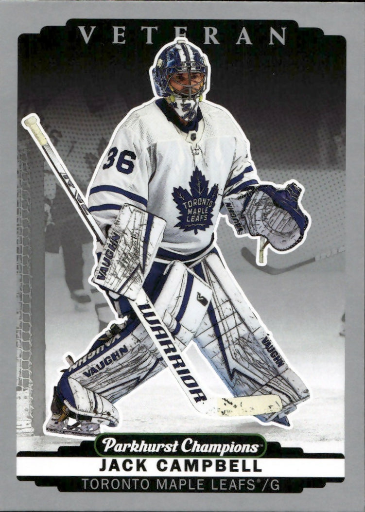2022-23 Upper Deck Parkhurst Champions - Base - Silver #194 Jack Campbell - Toronto Maple Leafs - A