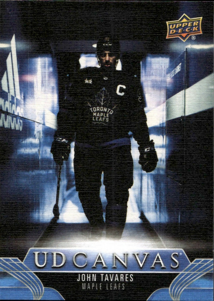 2023-24 Upper Deck Extended Series Hockey - UD Canvas #C281 John Tavares - Toronto Maple Leafs - A