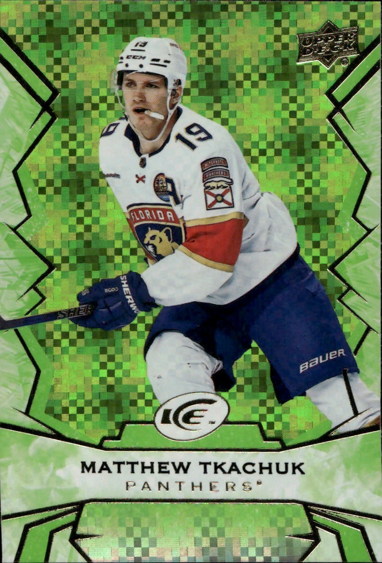 2022-23 Upper Deck Ice Hockey - Base - Green #39 Matthew Tkachuk - Florida Panthers - A
