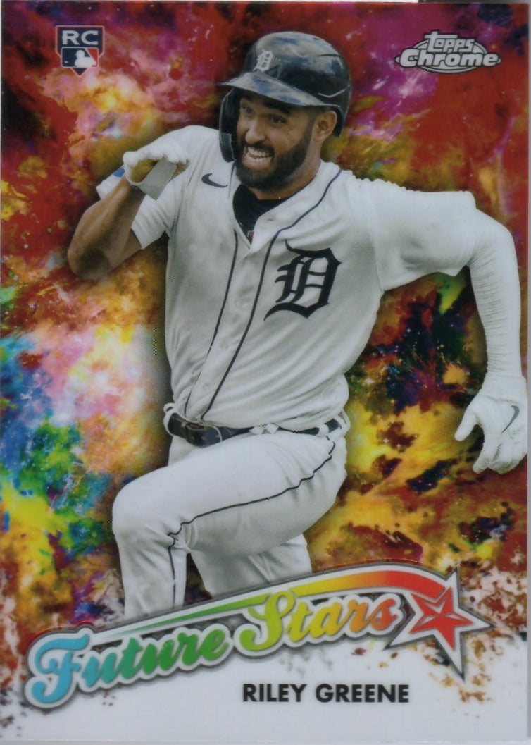 2023 Topps Chrome Baseball - Future Stars #FS-19 Riley Green - Detroit Tigers - F