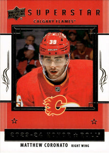 2023-24 Upper Deck Series 2 Hockey - Superstars #HR37 Matthew Coronato - Calgary Flames