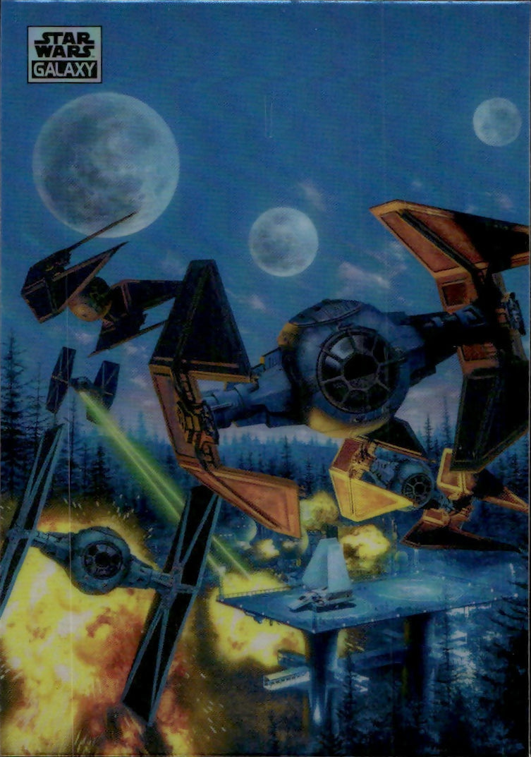 2024 Topps Star Wars Galaxy Chrome - Base - Mini Diamond #86 Imperial Fleet - A