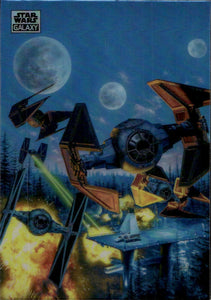 2024 Topps Star Wars Galaxy Chrome - Base - Mini Diamond #86 Imperial Fleet - A