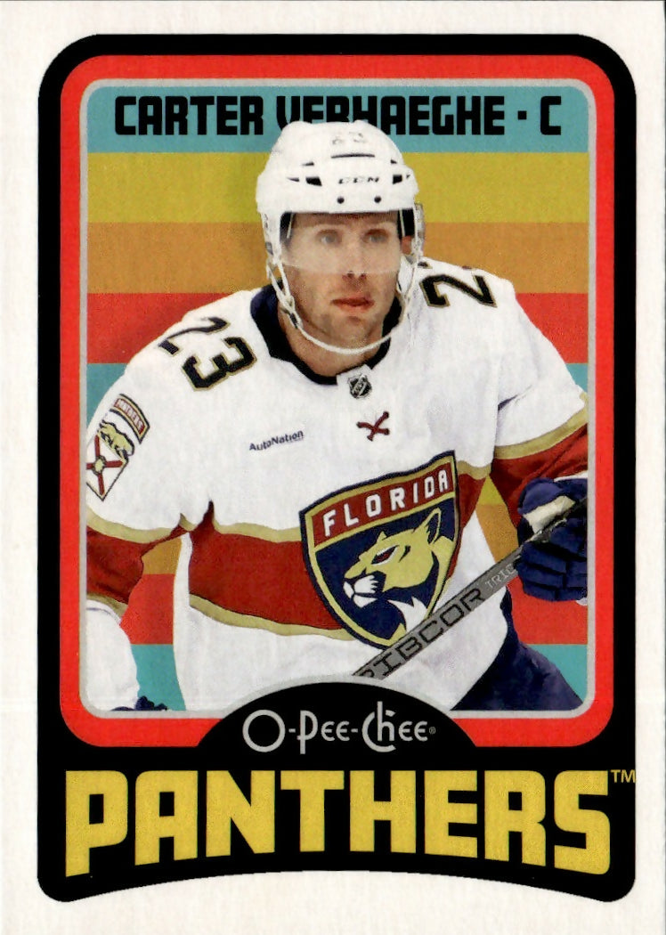 2024-25 Upper Deck O-Pee-Chee - Base - Retro #464 Carter Verhaeghe - Florida Panthers - A