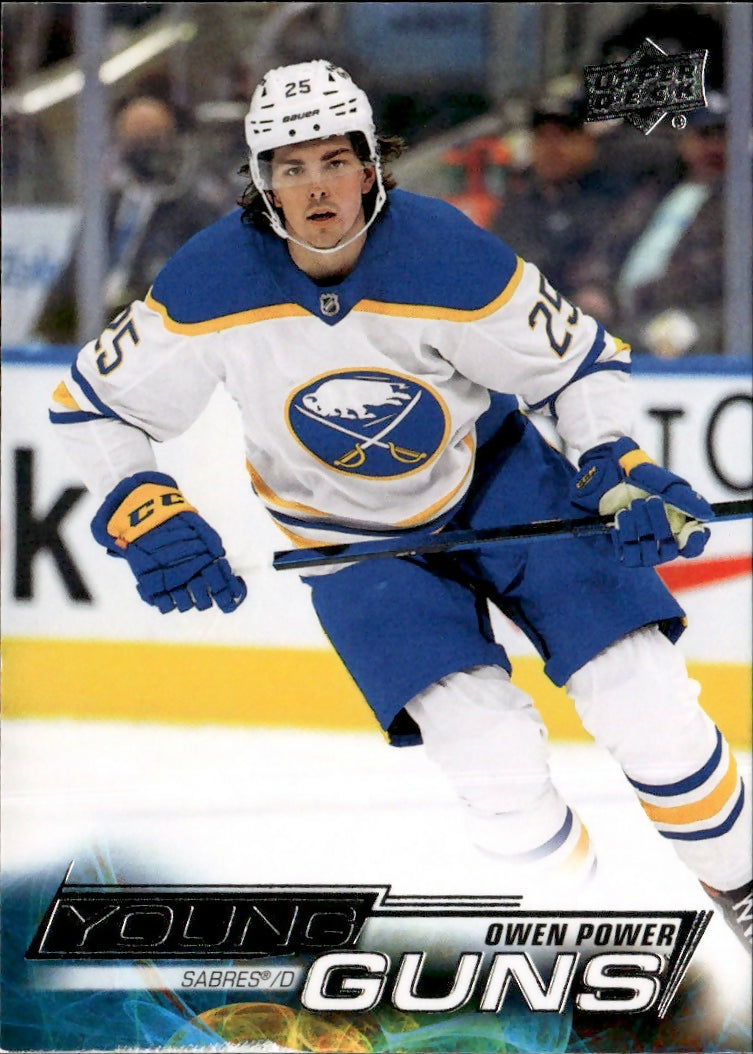 2022-23 Upper Deck Series 1 Hockey - Base - Young Guns #228 Owen Power - Buffalo Sabres - A
