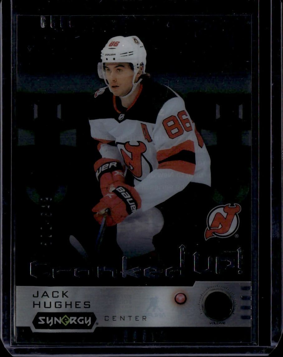 2023-24 Upper Deck Synergy Hockey - Cranked Up :849 #CR-JH Jack Hughes - New Jersey Devils - A
