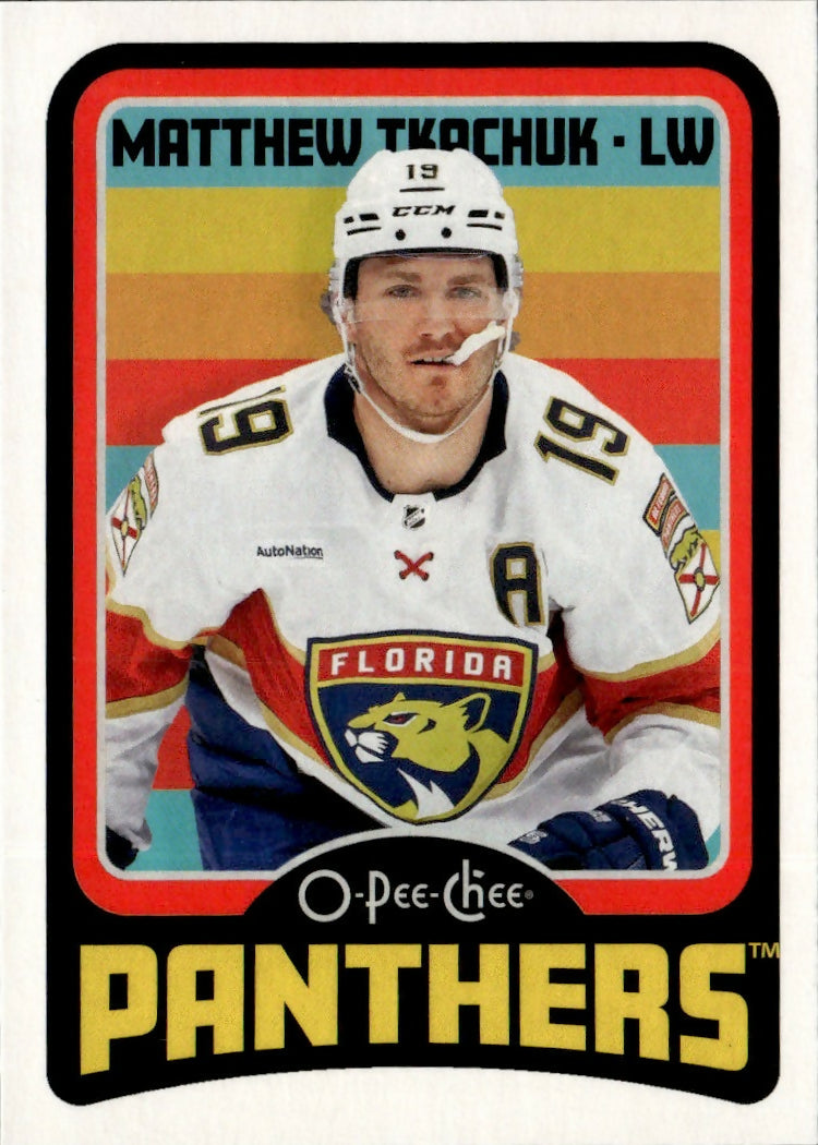 2024-25 Upper Deck O-Pee-Chee - Base - Retro #164 Matthew Tkachuk - Florida Panthers - A