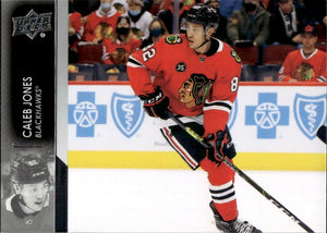 2021-22 Upper Deck Extended Series Hockey - Base #541 Caleb Jones - Chicago Blackhawks - A