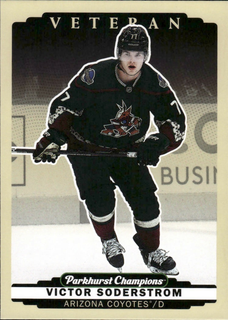 2022-23 Upper Deck Parkhurst Champions - Base #174 Victor Soderstrom - Arizona Coyotes