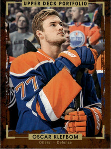 2015-16 Upper Deck Portfolio Hockey - Base #146 Oscar Klefbom - Edmonton Oilers