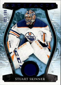 2023-24 Upper Deck Artifacts Hockey - Base - Royal Blue :199 #147 Stuart Skinner - Edmonton Oilers - A