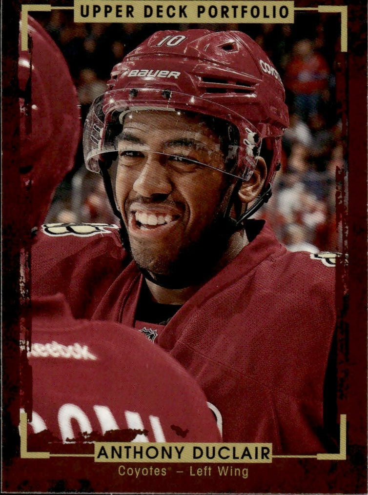 2015-16 Upper Deck Portfolio Hockey - Base #34 Anthony Duclair - Arizona Coyotes