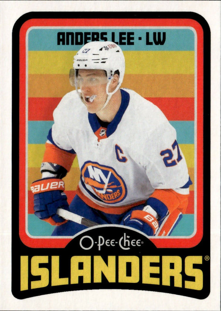 2024-25 Upper Deck O-Pee-Chee - Base - Retro #58 Anders Lee - New York Islanders - A