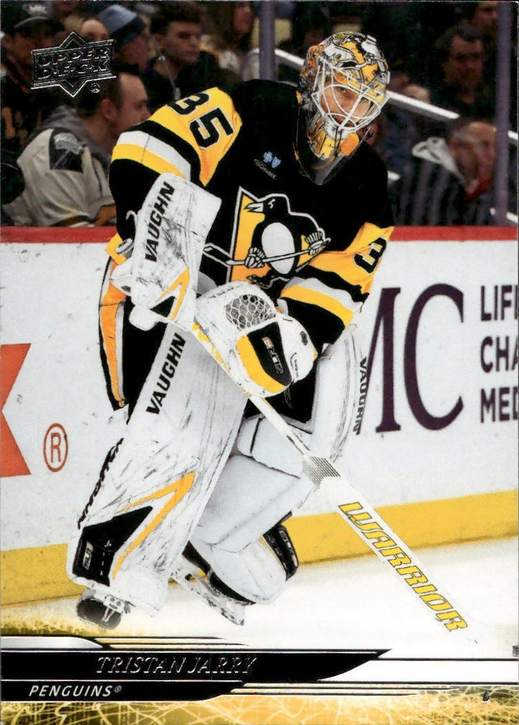 2024-25 Upper Deck Series 1 Hockey - Base #145 Tristan Jarry - Pittsburgh Penguins - A